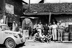 black and white photo mapei italy