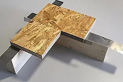 Prefab houses, taped together